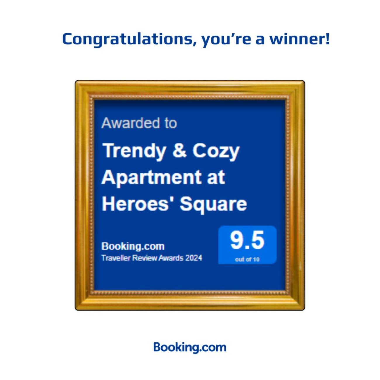 Trendy & Cozy At Heroes' Square Apartmán *